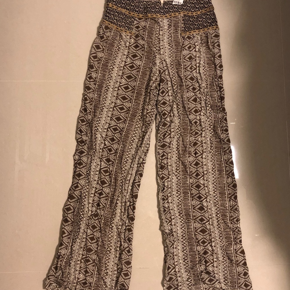 LF BRAND NEW Tribal Print Wide Leg Pants